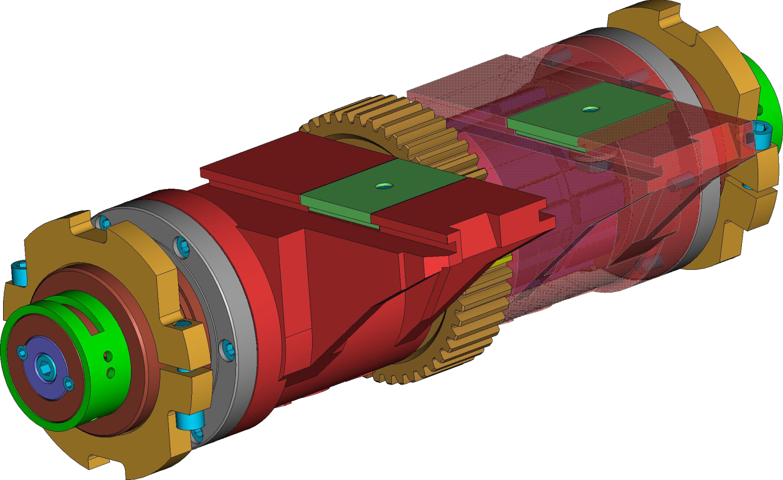 Механизм открывания горловых колец МТ-401-001 (191-D-5149)