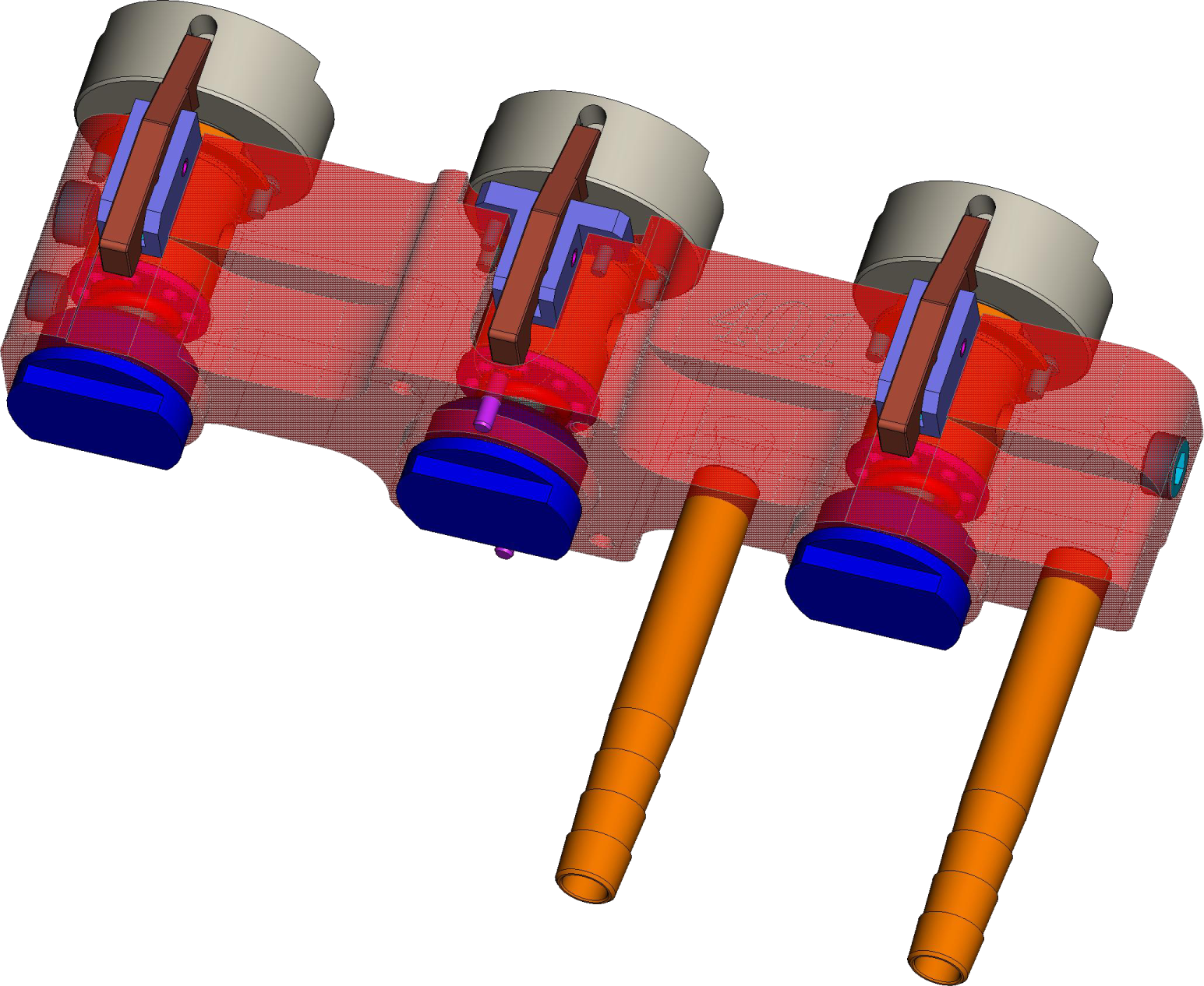 Кронштейн дутьевых головок KDG-401-007 (09800106_733472) 5″