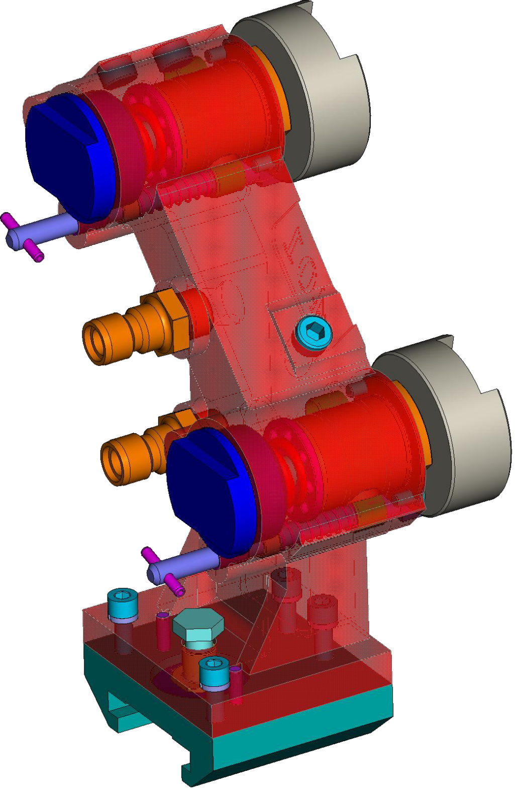 Кронштейн дутьевых головок KDG-401-004 (KDG-391.158.75.00) 6,25″