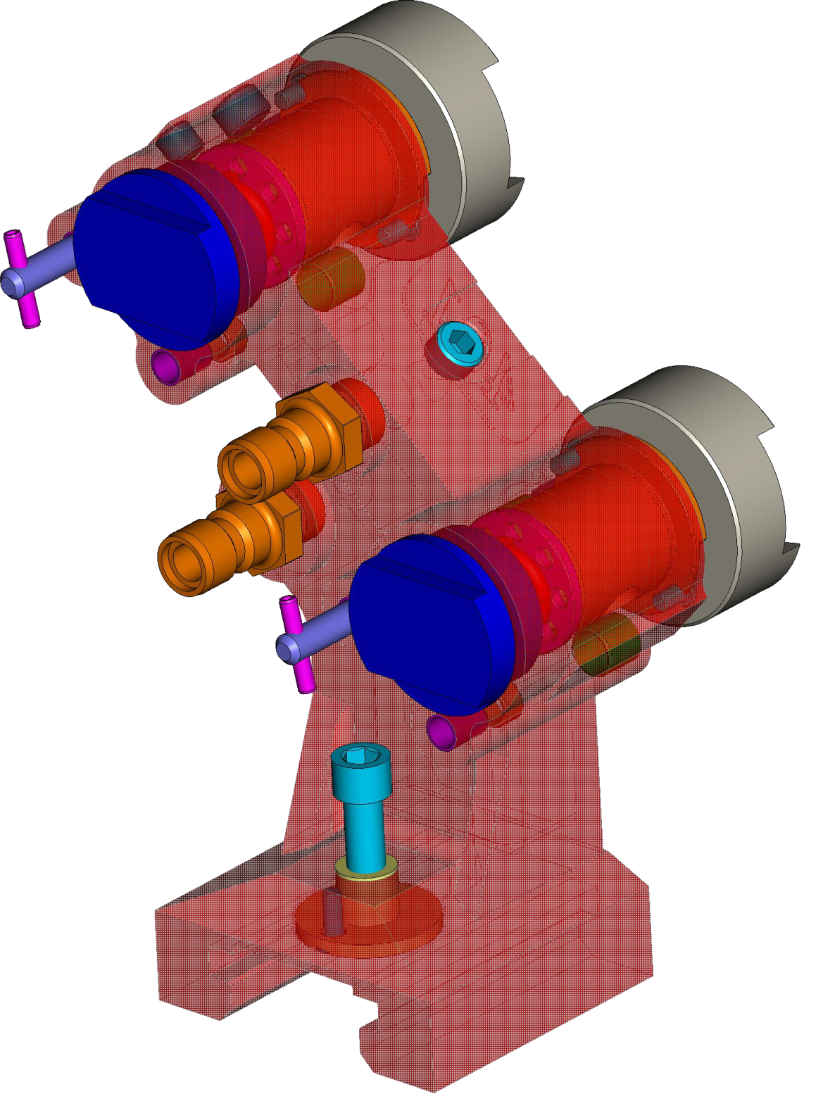 Кронштейн дутьевых головок KDG-401-006 (ИС8-5.10.01.01) 5,5″