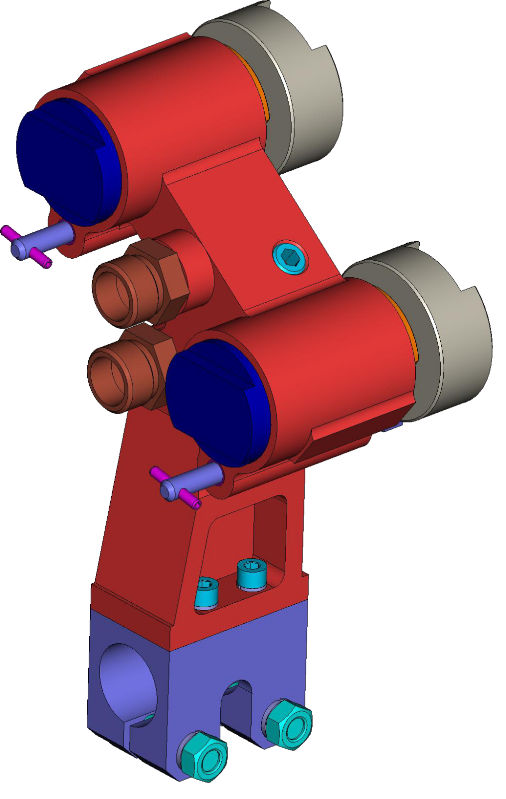 Кронштейн дутьевых головок KDG-401-012 (KE-215А-М1) 5″