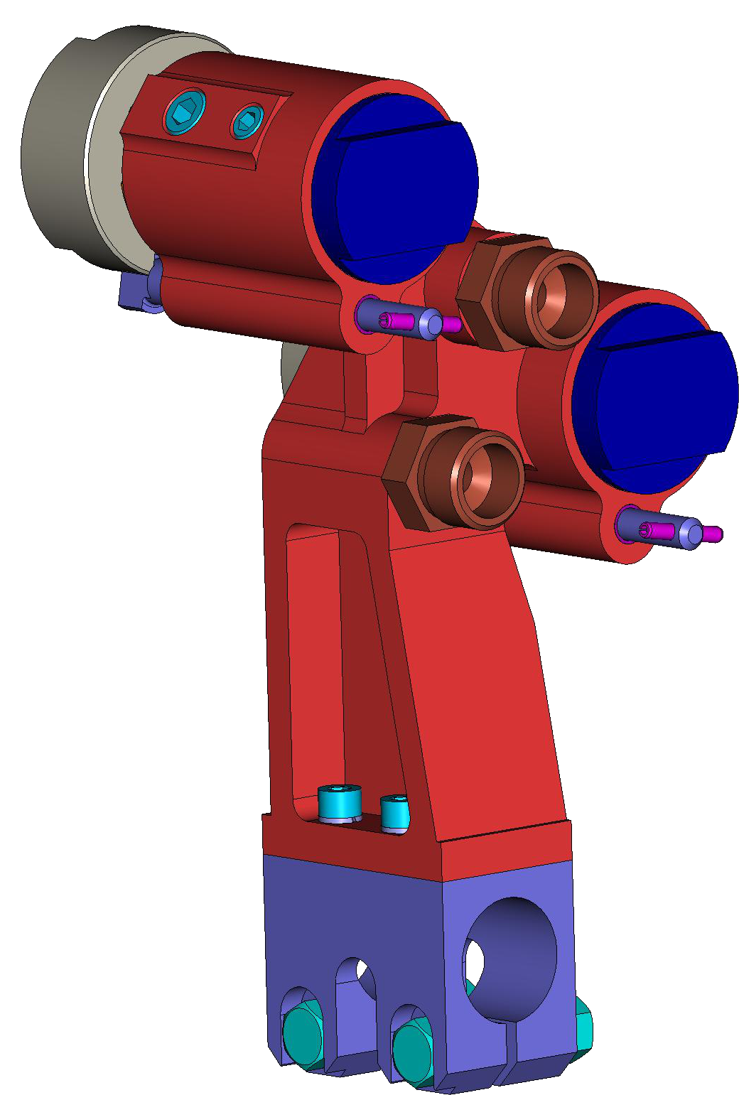 Кронштейн дутьевых головок KDG-401-012 (KE-215А-М1) 5″