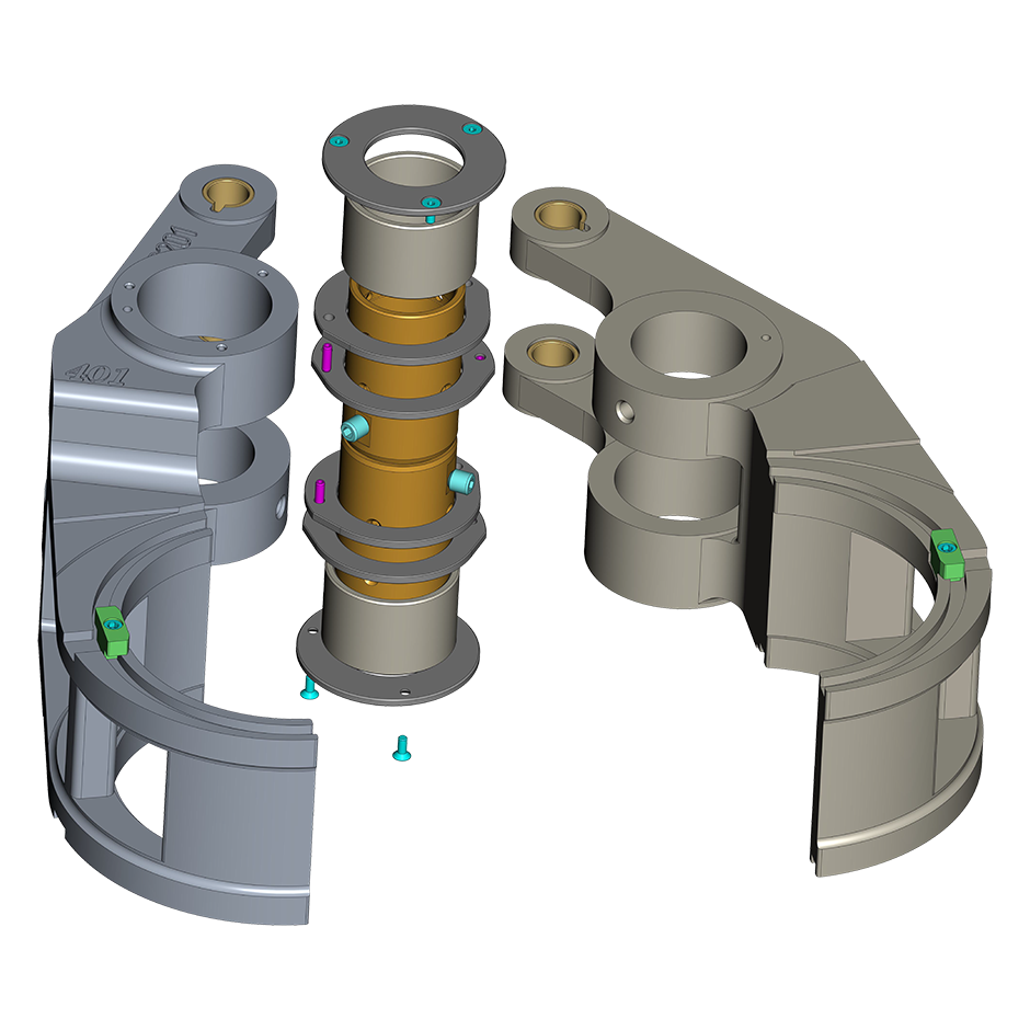 Mould holder DF-401-044 (al-123-41-174_4)